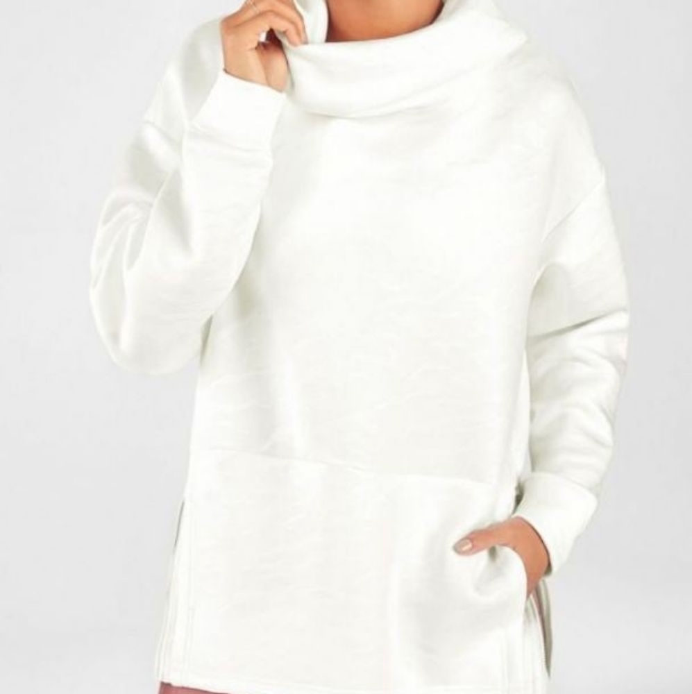 White Pullover Fabletics Sweater